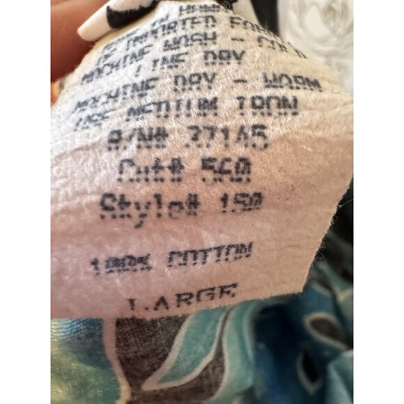 Hilo Hattie Skirt  Hawaiian Women’s Size Large  Wrap Tie Beach Luau Vintage  055 - Picture 6 of 6